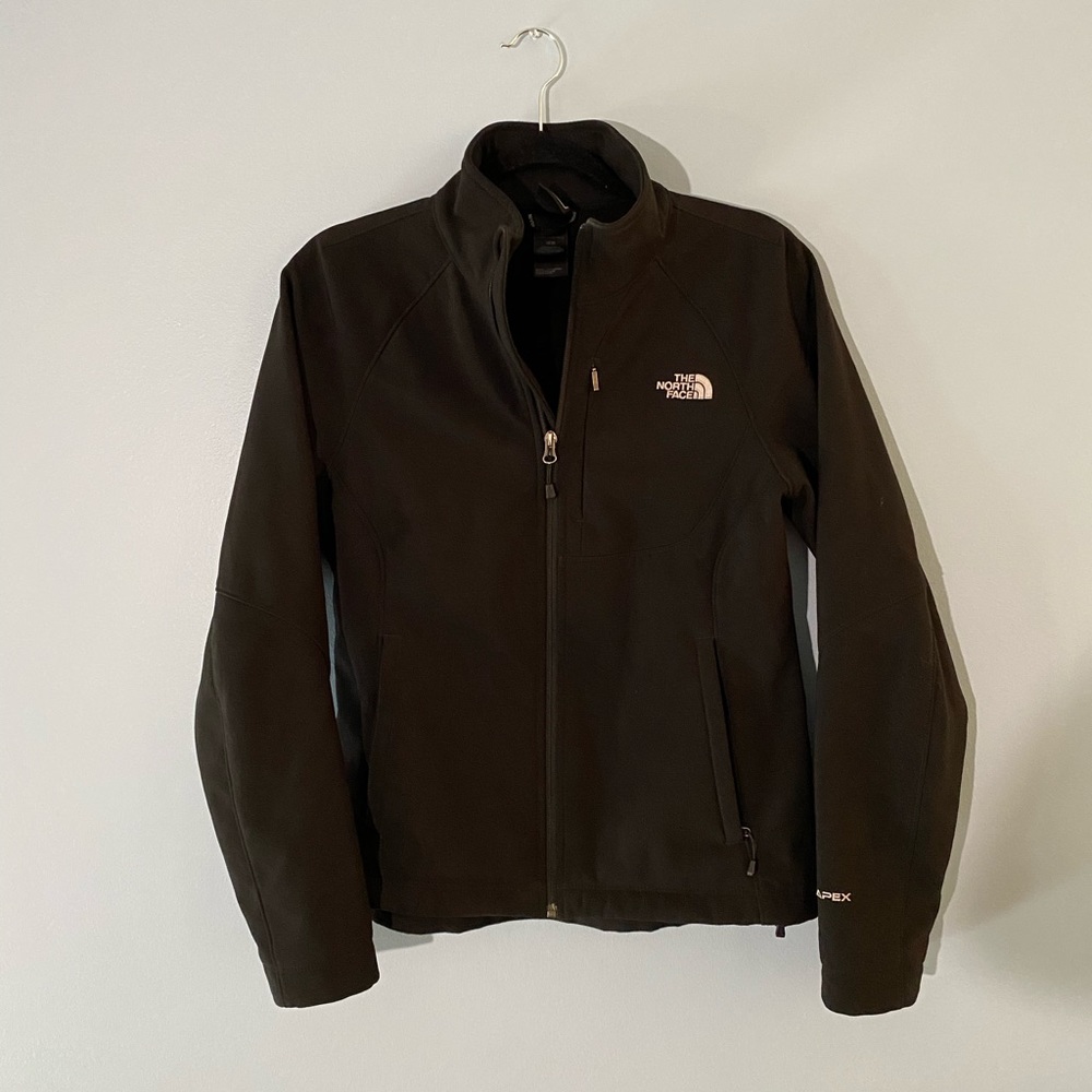 Northface Women’s black zip up jacket
